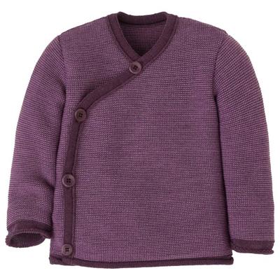 disana - Kid's Melange-Jacke - Merinojacke Gr 74/80 lila Image