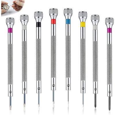 Lntyq - 8-teiliges Präzisions-Schraubendreher-Set 0,6-1,6 mm, Uhrenschraubendreher zur Reparatur, Image