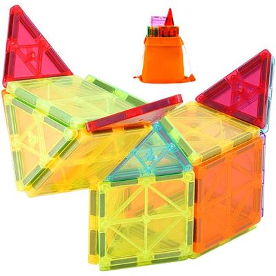 Mophorn - 32-teiliges magnetisches Bauset, STEM-Konstruktionsset für Kinder, magnetische Kacheln Image