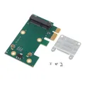 Scheda wireless MINI PCIE a PCI-E PCI- per adattatore di rete WIFI Express Green Edition Riser Card Foglio di ferro portatile SQWF