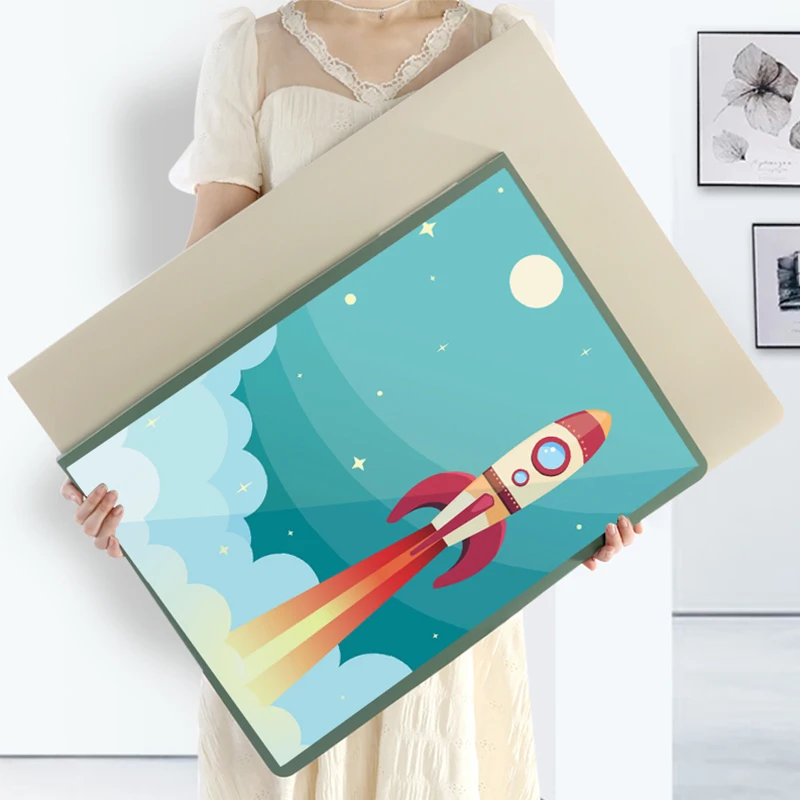 A2 Großes Skizzenbuch-Portfolio – Mehrschichtiger Kunst- und Ingenieurordner mit transparenten Hüllen für Poster und Blaupausen Image