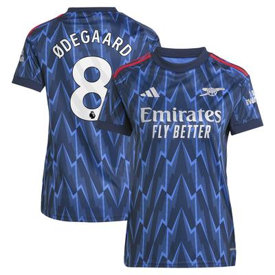 FC Arsenal 2025-26 adidas Auswärtstrikot - Damen mit Aufdruck Ødegaard 8 Image