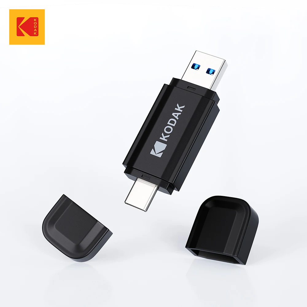 KODAK 2 in 1 OTG Pen Drive mit Typ-C 32 GB 64 GB Flash USB2.0 Memory Stick Flash Pendrive 128 GB 256G U Disk Stift Geschenk Image