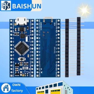 New arrival Thinary Nano controller compatible for Arduino Nano Every Atmega4808 Upgraded Atmega328 CH340 UPDI Downloader