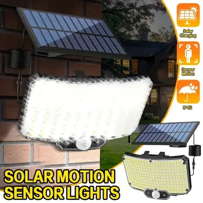 234 LED Outdoor Solar Licht Solar Motion Sensor Flutlicht Im Freien Wasserdichte Garage Licht Hof Licht