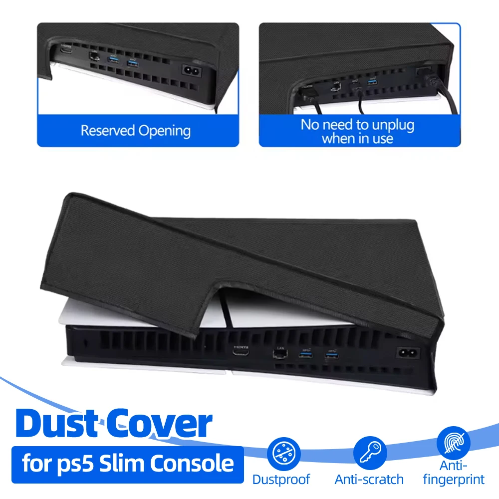Dust Proof Cover for PS5/PS5 Slim/Pro Console Protector Case Anti-scratch Sleeve Protective Cover For PlayStation 5 Accessories