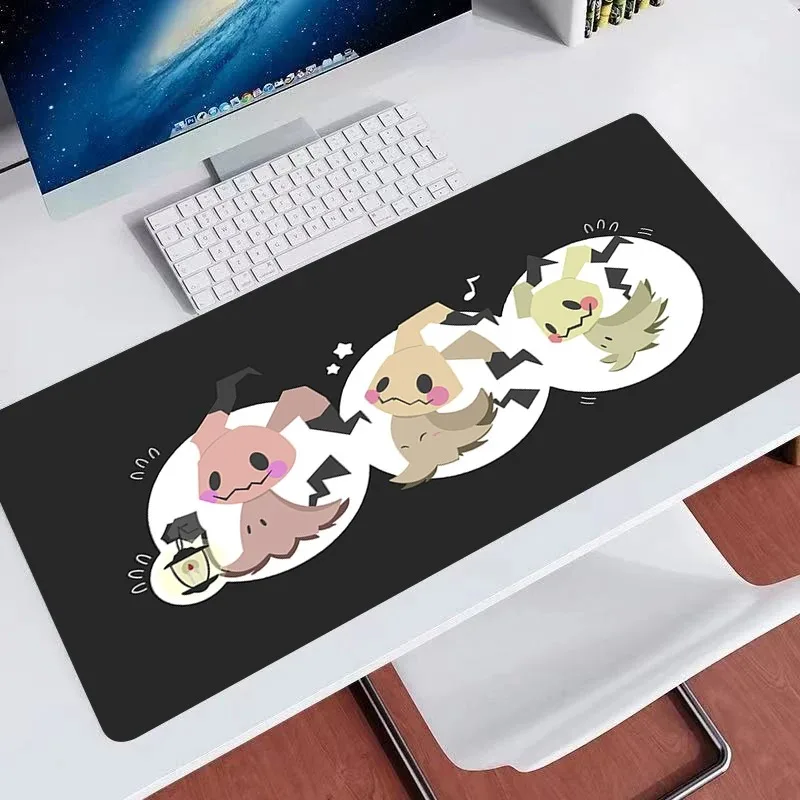Mousepad XXL Große Maus Matte P-pokemon Mimikyu Neue Pc MousePads Büro Laptop Teppich Weiche Anti-slip Desktop Maus pad Maus Matte