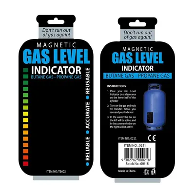 Gas Indicator Level Practical Propane Butane LPG Fuel Gas Tank Level Indicator For Measurement Of Gases At The Adhesive Product