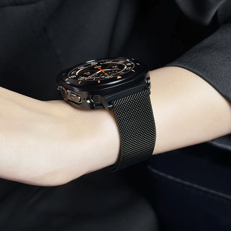 Milanaise-Loop-Riemen für Samsung Galaxy Watch 8 40 mm 44 mm, Edelstahl-Metallarmband für Galaxy Watch 8 Classic 46 mm Band Image