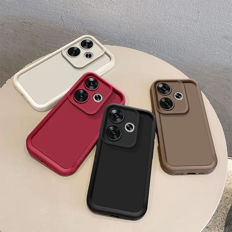 Für Xiaomi Redmi 13x Fall Redmi 13 Telefon Fall Redmi 13 4G Redmi 13 5G Schutz stoßfest Matte Zurück Abdeckung schutz Haut Gefühl Image