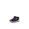 Riemchensandale ECCO "X-TRINSICK", Kinder, Gr. 33, lila, Textil, sportlich, Schuhe, Sommerschuh, Outdoorsandale, Trekkingsandale mit Klettriemchen
