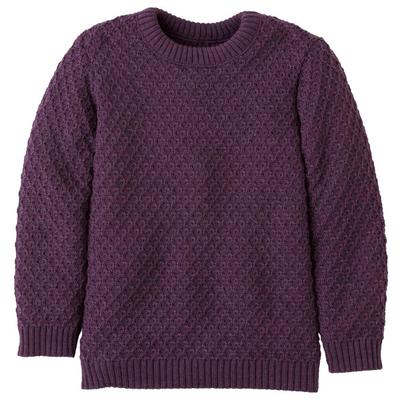 disana - Kid's Aran-Pullover - Wollpullover Gr 134/140 lila Image