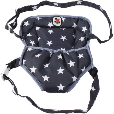Puppen Bauchtrage CHIC2000 "Sternchen", blau (sternchen), Puppenausstattungen, KinderB:2cm H:25cm T:2cm, Polyester, B:2cm H:25cm T:2cm