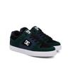 Sneaker DC SHOES "Pure Elastic", Kinder, Gr. 1(32), grün, navy, schwarz, 55.4% Leder, 44.6% Synthetikmaterial, Schuhe