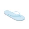 Sandale ROXY "Viva Iv", Gr. 8(38), blau (sky blau), Obermaterial: 98% Synthetik / 2% Metall, Futter: 100% Synthetik, Laufsohle: 100% geschäumtes Gummi, Schuhe
