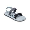 Sandale QUIKSILVER "Monkey Caged", Gr. 11(44), grau 4, Obermaterial: Textil [Chemiefaser] / Außensohle: Gummi, Schuhe