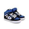 Sneaker DC SHOES "Pure High-Top EV", Kinder, Gr. 13(30,5), schwarz, blau, wht, Obermaterial: Leder / Futter: Textil / Außensohle: Gummi, Schuhe