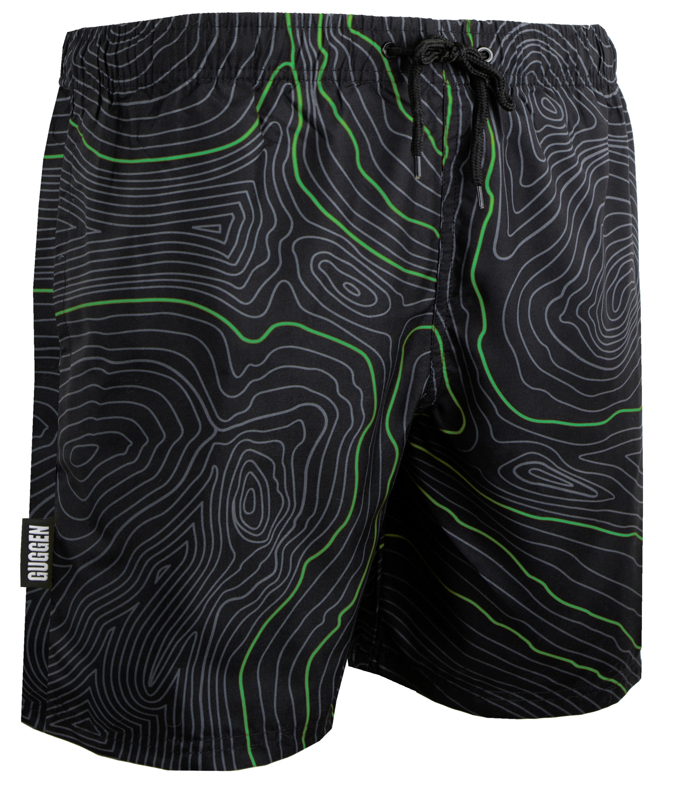 Herren Badehose Streifen lässige Boardshorts Linien Muster Image