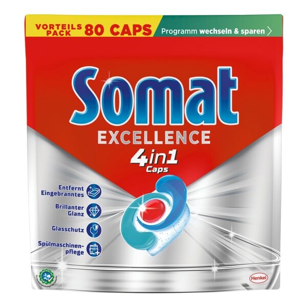 Somat Spülmaschinencaps »Excellence 4in1« 80 Stück rot Image