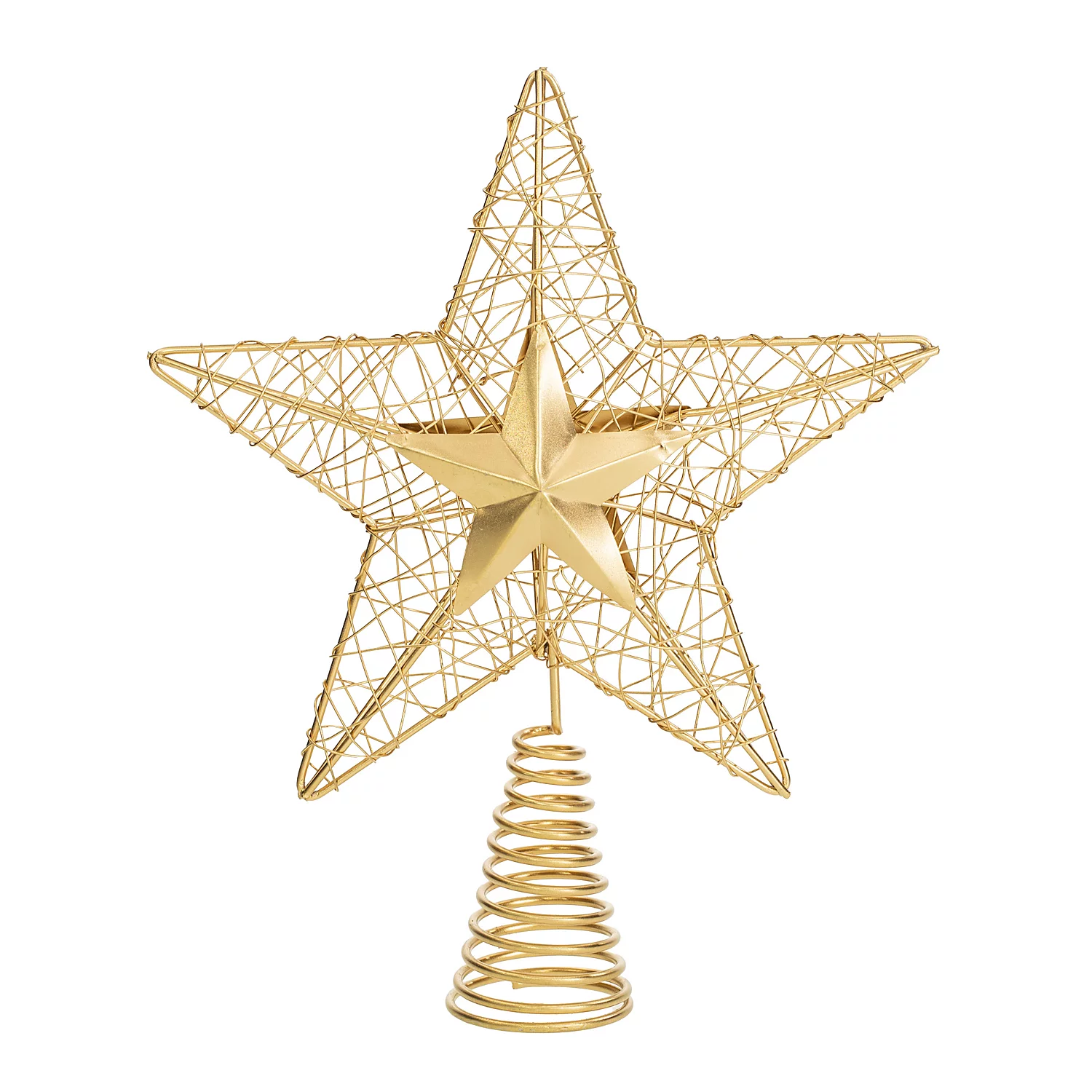 Baumspitze Stern, gold, 20 cm Image