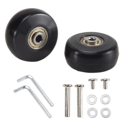 50 x 24 mm Set mit 2 ErsatzräDern für GepäCk, Koffer, PU-Lenkrollen, Kohlenstoffstahllager, Image
