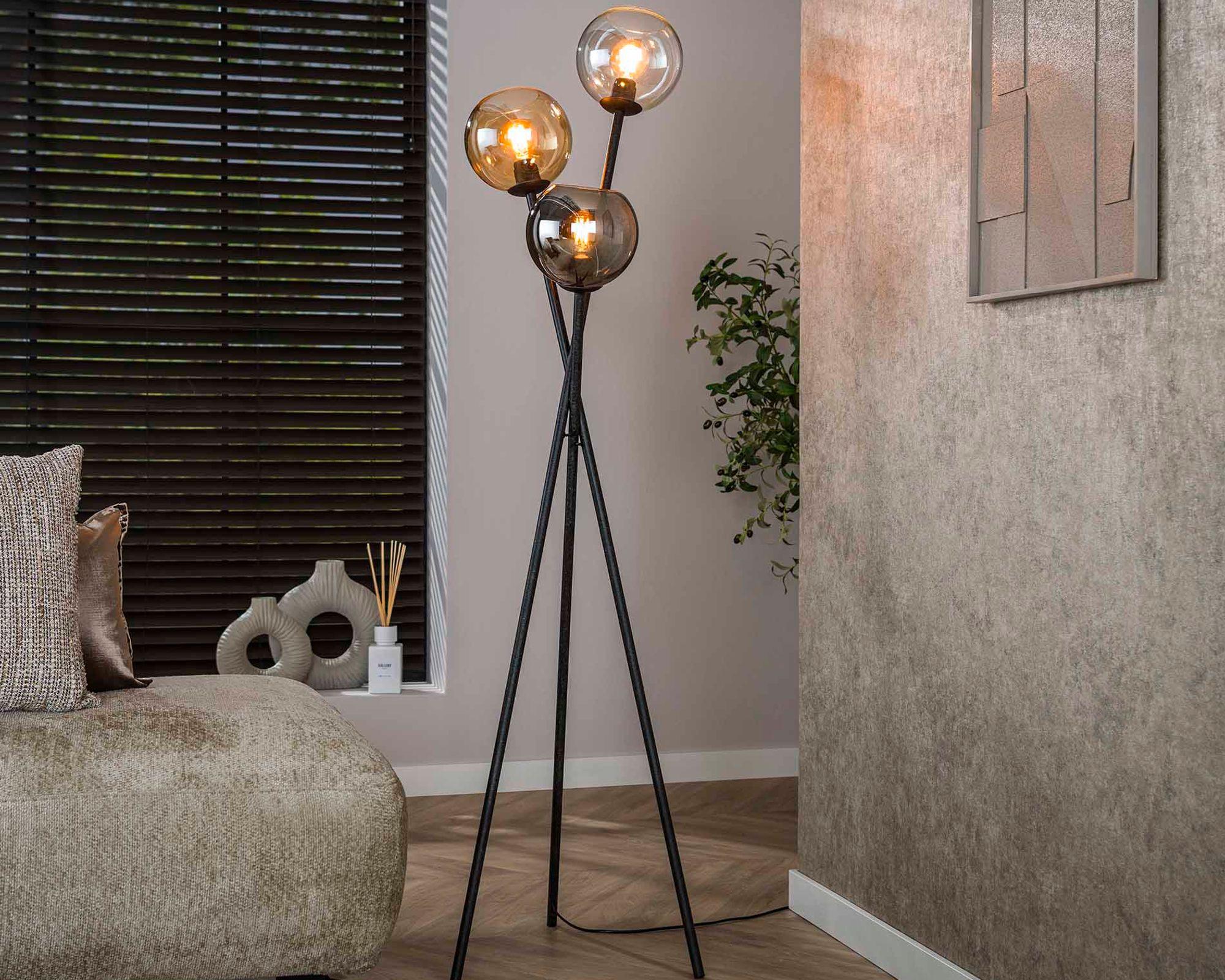 designline »Stellar« Multi Globe Stehlampe Image