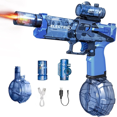 Ultimate Battle Blaster – motorisierte Wasserpistole mit großer Reichweite, interaktiver Beleuchtung, ergonomischem Griff, robust für Spaß im Freien Image