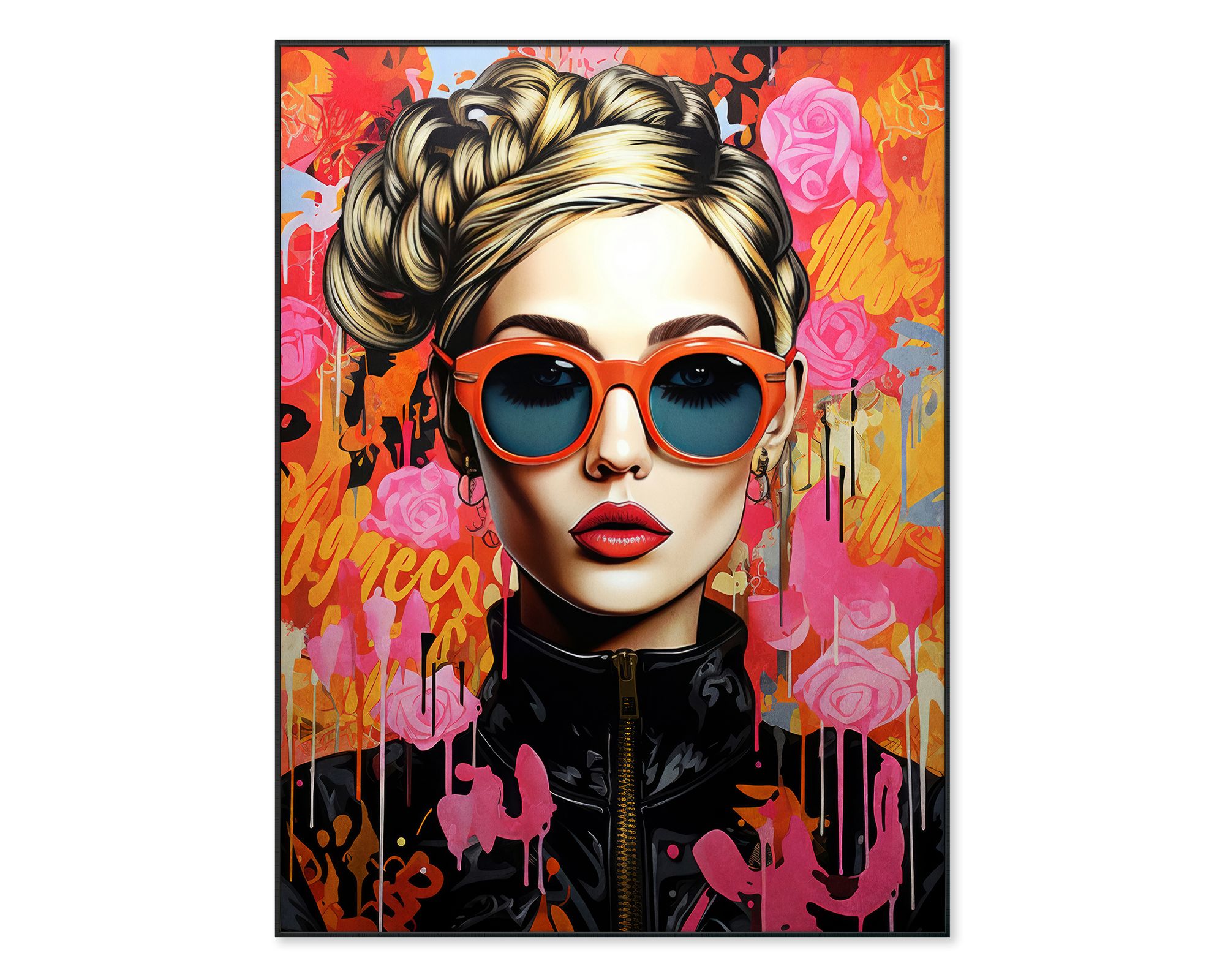 La Casa »Pop Art Lady« Ölbild 90x120 cm Image