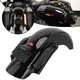 Moto LED CVO Stile Parafango Posteriore Sistema di Estensione Fascia Set Per Harley Touring Electra Glide Road King Ultra Limited 14-Up
