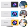 Lettore multimediale domestico HD 1080P proiettore tascabile portatile da 400 Lumen slot USB/AV/TF compatibili con HDMI Home Cinema con telecomando