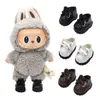 (Nur Schuhe) Für LABUBU 17 cm Baumwolle Puppen Schuhe Spielzeug Casual Sport Schuhe Puppen Zubehör für labubu outfits spielzeug für mädchen spielzeug