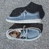 Große Größe 49 50, heißer Verkauf, Dude-Leinwandschuhe, blaue Herren-Loafer, nicht aus Leder, Freizeitschuhe, einfache Slip-Ons, Sommer, atmungsaktiv, Komfort