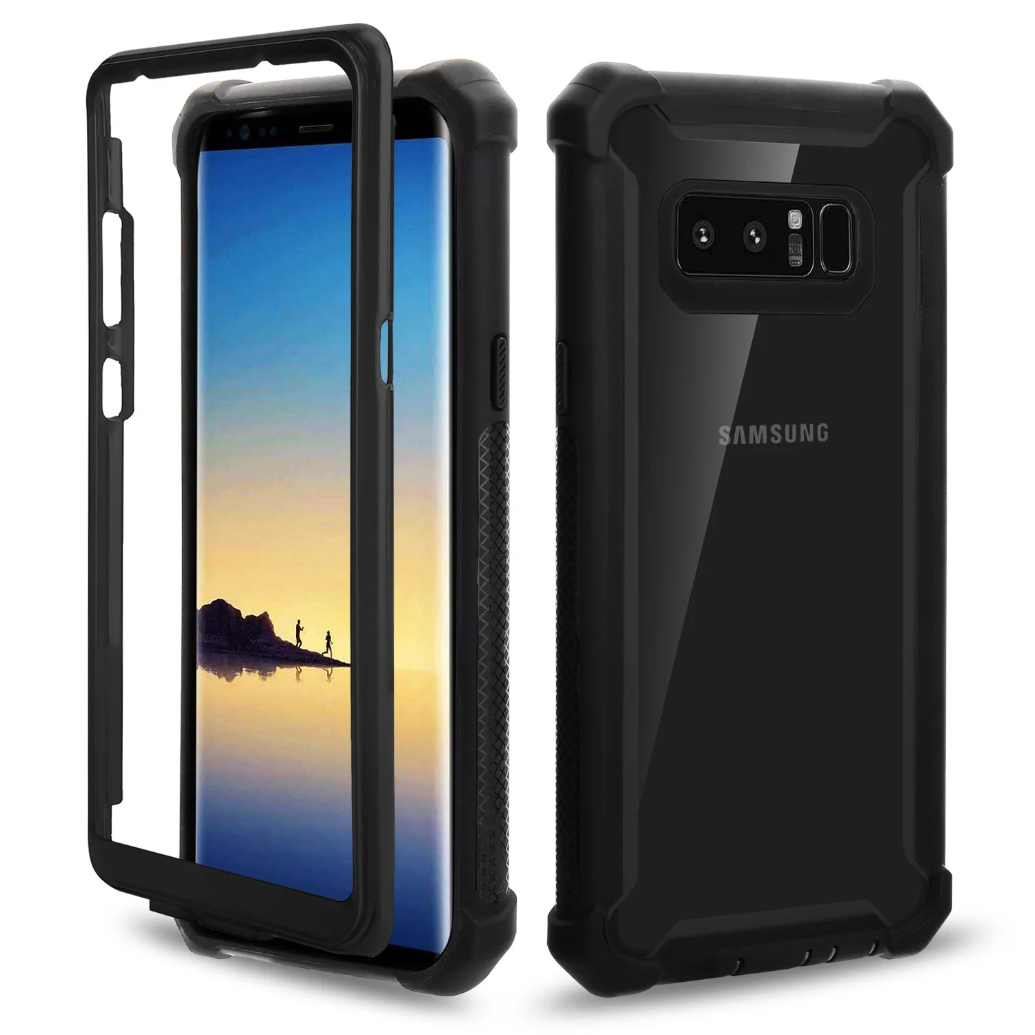 Custodia trasparente per Galaxy S10/S10 Plus, protezione antiurto completa per Samsung Galaxy Note 9, Note 10/Note 10+ Plus