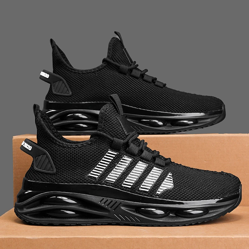 ELUVA Herrenschuhe, Unisex-Turnschuhe, atmungsaktive Laufschuhe, Mesh, leicht, Outdoor, Walking, Training, Tennisschuhe für Herren Image
