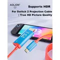 AOLION Per Switch 2 Cavo di proiezione HD Base portatile NS2 Dock Docking Dock Converter TV Adattatore display diretto esterno