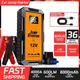Dispositivo di avviamento per auto con martello di sicurezza per schermo 12V Avviatore di emergenza per auto 4000A Power Bank Pompa di gonfiaggio per pneumatici wireless per auto Compressore d'aria