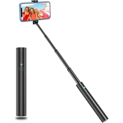 Bluetooth Selfie Stick Remote Shutter Extendable Mobile Phone Holder for iPhone Samsung Xiaomi YouTube Portable Selfie Stick