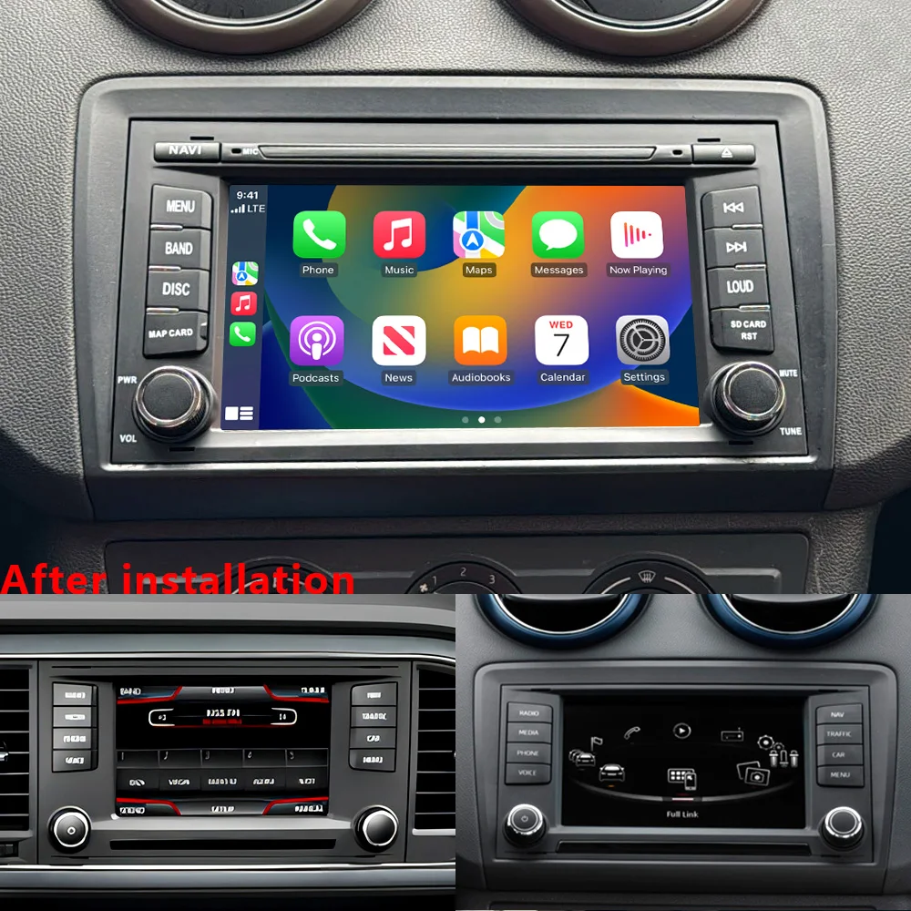 CHSTEK Android 13 Auto Radio Für Seat Leon MK3 5F Ibiza 2012-2020 Drahtlose Carplay Auto Multimedia-Player navigation WIFI 4G BT Image
