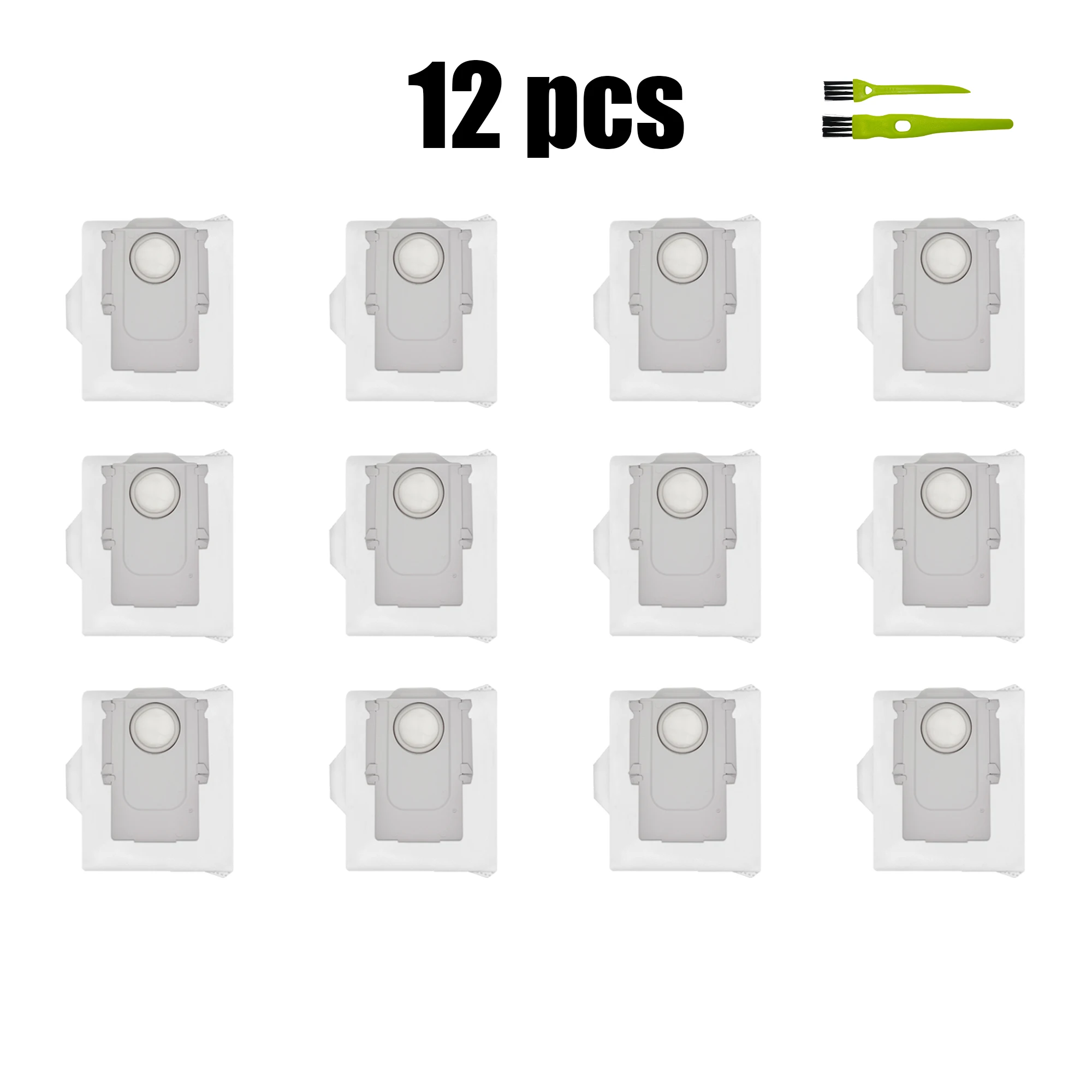 6/12/16 Stück Staubbeutel für Roborock Saros 10/10R S8 Maxv Ultra Q Revo Maxv P10/ Pro V20 P10S Pro P20 Pro/Q Revo Curvv/Plus/Pro Image