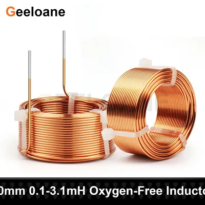 GEELOANE 1.2/1.5/1.6mm 4N OFC Air-Core Inductor for HIFI Audiophile Speaker Crossover Frequency Divider 0.2mH-5.5mH