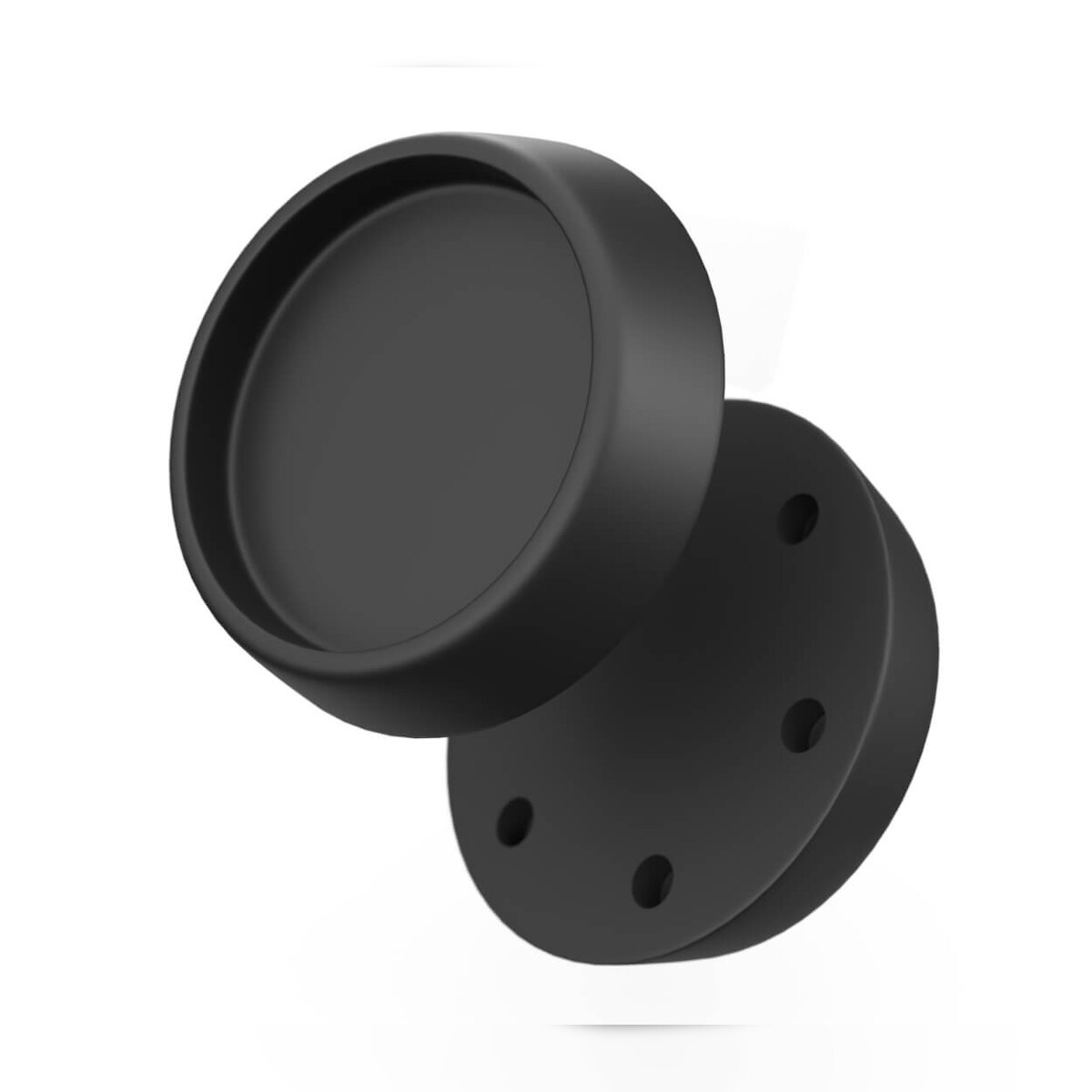 BAUHELD Gummifüße Schwingungsdämpfer 67 x 60 mm 4 Stück Schwarz Image