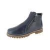 Schnürstiefelette ANDREA CONTI "Andrea Conti Stiefelette Leder", Damen, Gr. 37, blau (dunkelblau), Leder, casual, Schuhe