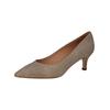 Pumps PETER KAISER "Peter Kaiser Pumps Textil", Damen, Gr. 38, beige (sand), Textil, elegant, Schuhe