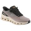 Slip-On Sneaker SKECHERS "ARCH FIT GLIDE-STEP PRO", Herren, Gr. 43, schwarz (taupe, schwarz), Textil, casual, Schuhe, Trainingsschuh, Laufschuh mit Glide-Step Sohle
