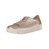 Sneaker GABOR "Gabor Sneaker Leder", Damen, Gr. 40,5, puder, Leder, casual, Schuhe