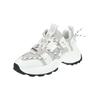 Sneaker STEVE MADDEN "STEVE MADDEN Sneaker Lederimitat/Textil", Damen, Gr. 39, grau (weiß, grau), Lederimitat, Textil, casual, Schuhe