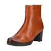 Stiefelette GABOR COMFORT "Gabor Comfort Stiefelette Leder", Damen, Gr. 39, braun (cognac), Leder, casual, Schuhe