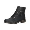Schnürstiefelette RIEKER "Rieker Stiefelette Lederimitat", Damen, Gr. 37, schwarz, Lederimitat, casual, Schuhe