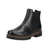 Stiefelette GABOR COMFORT "Gabor Comfort Stiefelette Leder/Textil", Damen, Gr. 39, schwarz, Leder, Textil, casual, Schuhe