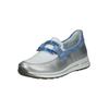 Sneaker ARA "Ara Sneaker Leder", Damen, Gr. 43, silber, Leder, casual, Schuhe